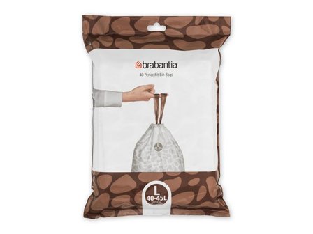 BRABANTIA Avfallpåsar L 40-45L 40/fp - Lyreco - Städ och hygien - Påsar och säckar - Papperskorgspåsar