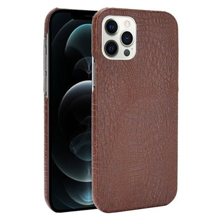 Croco iPhone 12 Pro Max skal - Brun
