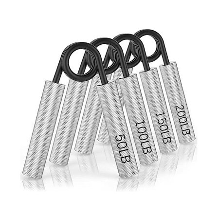 4-pak grebsstyrketræner 50lb-200lb metalhåndgrebsforstærker, ikke-tunge underarmstrænere_ma