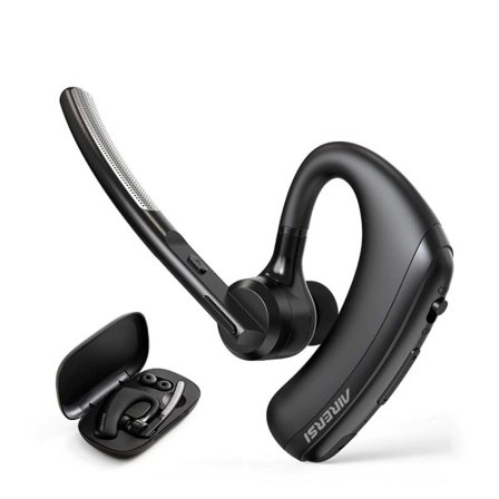 Trådlösa Hörlurar Bluetooth 5.2 Hörlurar Business Brusreducering Headset Med HD Dual Mic