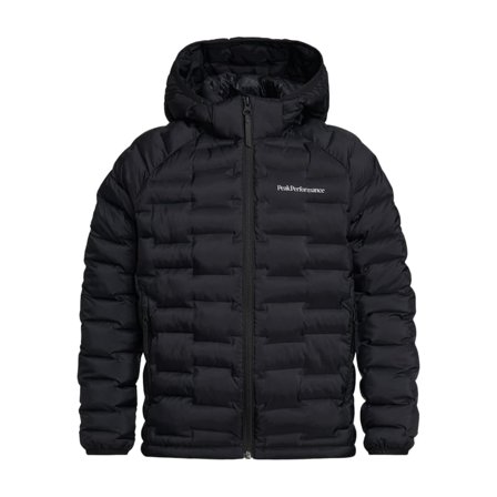 Peak Performance Junior Argon Light Hood Jacket (2021) Children middle-layer synthetic jackets Black 130