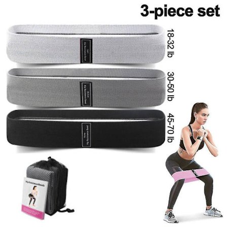 3 kpl vastuskuminauhoja joogaan, kantolaukun kanssa