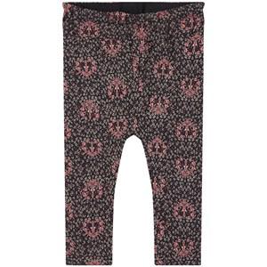 Kids - IKKS Black Reversible Printed Leggings 18 Months - Bottoms - 18 months - Black - Mädchen