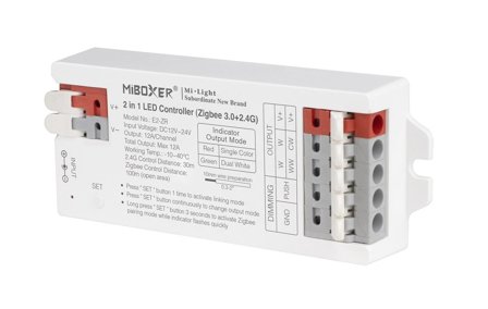 SYNERGY 21 LED Controller 2in1 (Single color/dual white) Zigbee3.0/2.4G *Milight/Miboxer*