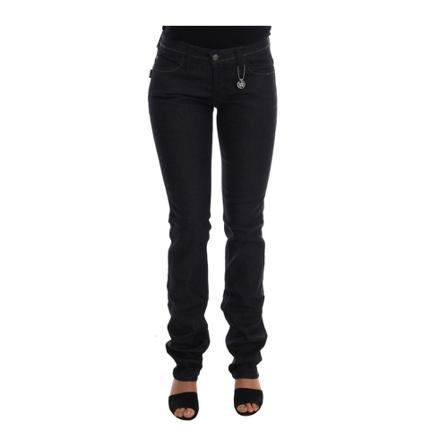 Costume National, Cotton Stretch Slim Fit Jeans Blauw, Dames, Maat:W26