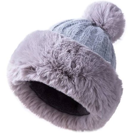 Vinter Kvinder Strikkede Beanies Udendørs