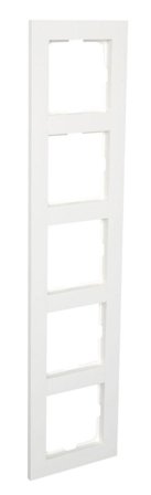 ELKO Plus Kombinasjonsramme 5-hull polarhvit