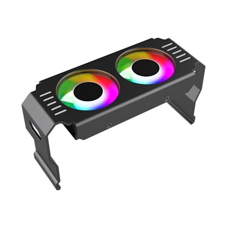 Stationär Minneskylare 5V 3PIN ARGB 4Pin PWM Kylfläkt med Fäste Enkel Installation för PC Gaming Kylfläns
