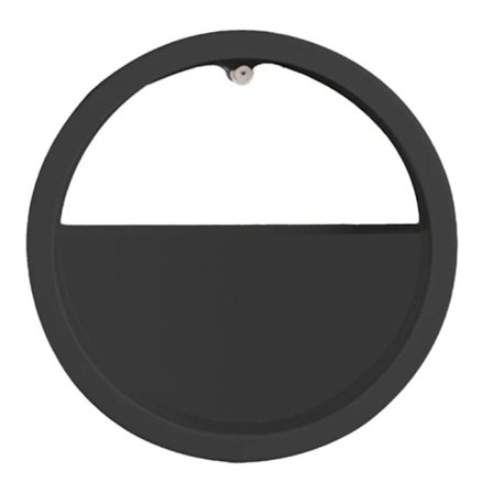 Succulent Planter - Hållbar Dekorativ Vattentät Hängande Hydroponisk Kruka för Balkong Svart XL