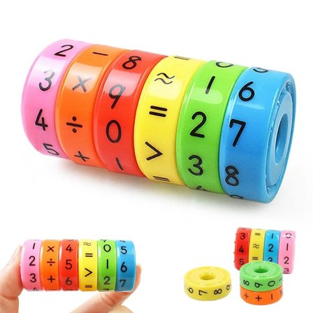 Matematiske Ringe – Kognitivt legetøj for Børn - Pædagogisk