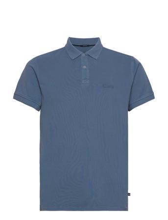 G/D Superflex Polo Piqué Polos Short-sleeved Blå Lindbergh*Betinget Tilbud