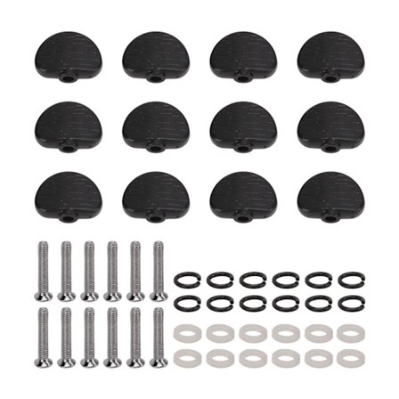 12 kpl Kitaran virityskoneiston nuppia Muoviset viritystapit Sähkökitaroille Puoliympyrä