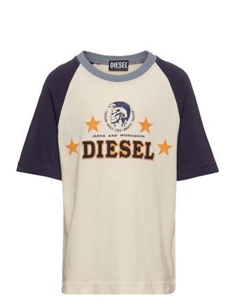 Turry-D4D Over T-Shirt T-shirts Short-sleeved Monivärinen/Kuvioitu Diesel