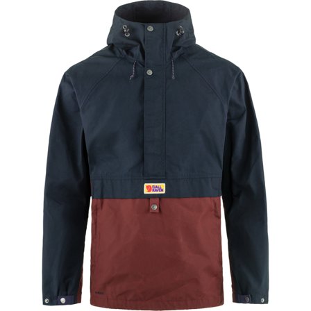 Fjällräven Vardag Anorak M - Miehet - Dark Navy-Maroon - Ulkoilutakit