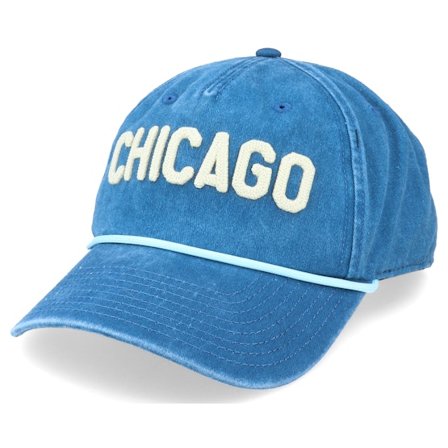 American Needle - Chicago Coast Sky Blue Dad Cap Unconstructed Blue Cap - @ Hatstore