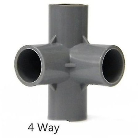 PVC Rørkoblingsledd 3 4 5 6 Veis Slangesplitter 20-50mm Hagevanning Vannrør Fittings Koblingsadapter DIY Hyllekobling