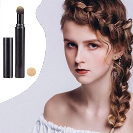 Hairline Concealer Hair-Touch-up vandtæt til at dække hvide grå hår ved tyndende hår, der øjeblikkeligt gør hårgrænsen sort, Hairline Stick