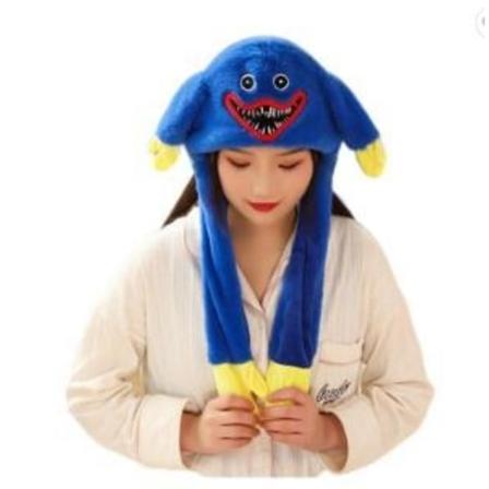 Morsom plysj valmue leketime lue Cosplay kostymer - Perfet Blå
