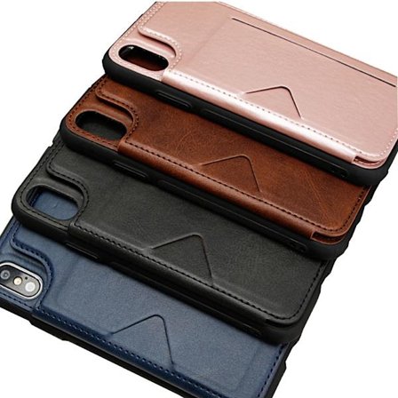 iPhone XR - Stilrent Skal med Kortfack (HANMAN)