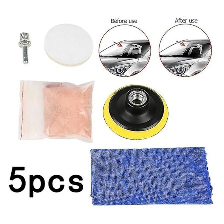 Vindruta Poleringssats Bil Backspegel Fönster Glas Restaurering Glaspolering