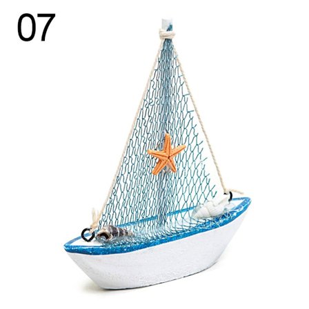 Seilbåtmodell nautisk båt 07 07