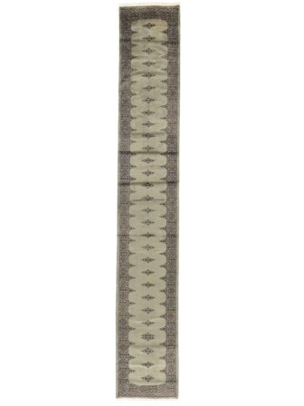 Handknuten Pakistan Bokhara 3Ply 77X475 Ullmatta Mörkgul/Brun Liten
