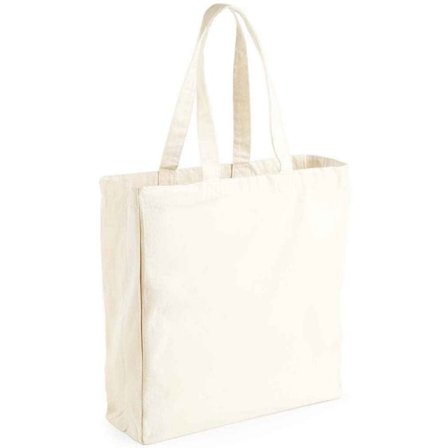 Westford Mill Classic Canvas Tote Bag One Size Natural