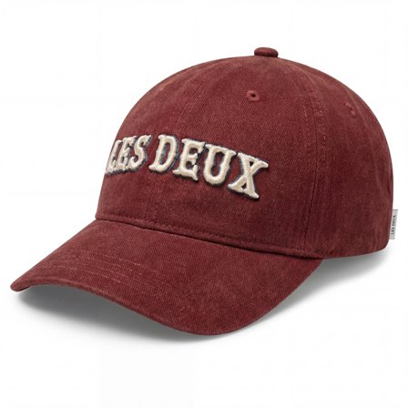 Les Deux | Ziegelrote Dad Cap mit Logo für Männer - Herren Caps