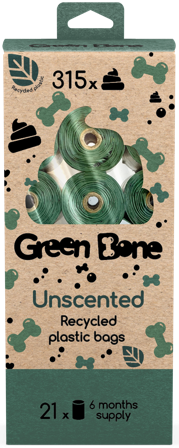 Green Bone Refill Stor Unscented 21 Ruller 315 Poser