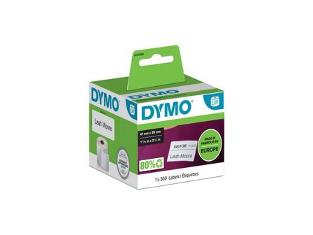 DYMO Etikett LW 89x41mm 300/fp - Lyreco - Kontorsmaskiner - Etikettskrivare och etiketter - Etiketter - Dymo