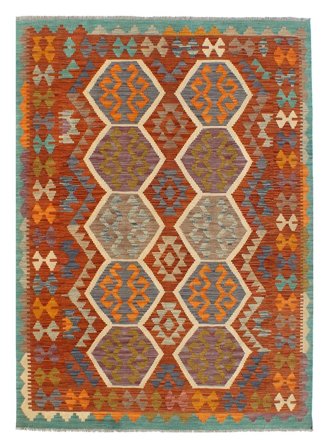 Oriental Kilim Afghan Old Style Rug 149X202 Wool, Afghanistan