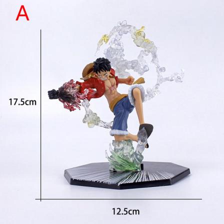 Anime Monkey·d·luffy Roronoa Ace Pvc Action Model Collection St