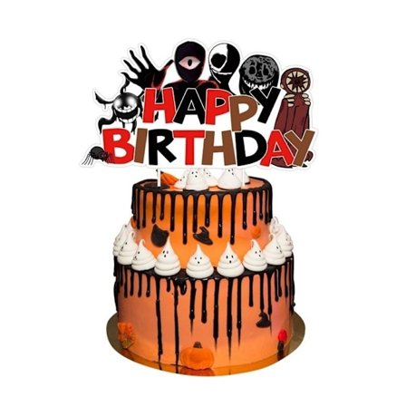 Roblox Doors -syntymäpäiväkakun koriste, juhlatarvikkeet, syntymäpäiväkoristeet