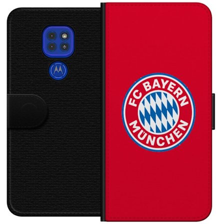 Yhteensopiva Lompakkokotelo Motorola Moto G9 Play Bayern röd logo