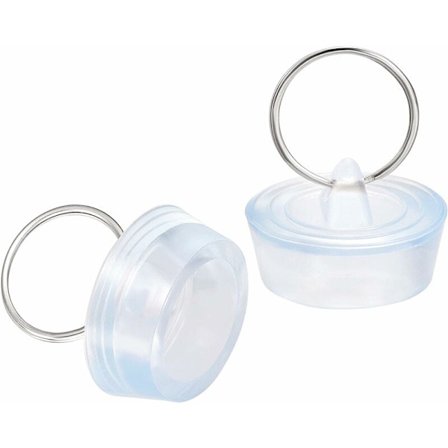 Kuminen lavuaarin tulppa, viemäritulppa läpinäkyvä sininen sopii 29-32mm ripustusrenkaalla 2 kpl