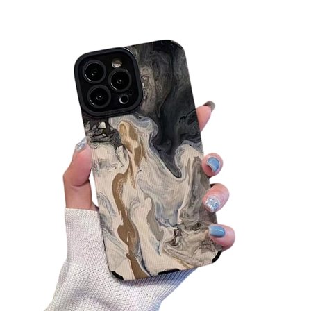 iPhone 15 Pro Skal - Ink Marble