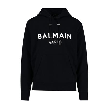 Balmain Hoodies Sort, Herre