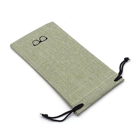 Smidigt tunt glasögonfodral i linne - Flera färger