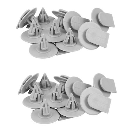 20x Fender Flare Foringspanel Trim Klips for Mini Cooper Grå