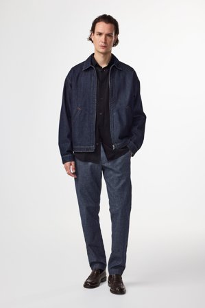 NN.07 Theo Chino Herren Blau Baumwollmix