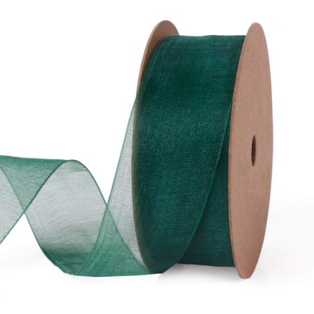 1 tuuman läpinäkyvä organza-nauha - 25 jaardia lahjapakkaukseen, kimppuun