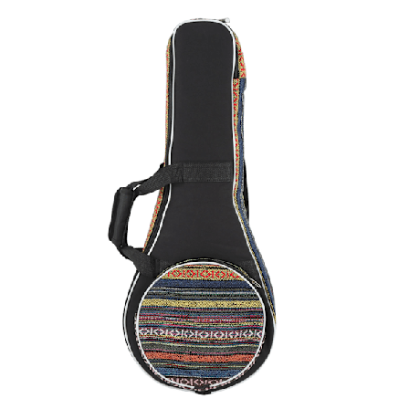 Mandolin Taske Let at Bære Bærbar Etnisk Stil Justerbar Skulderrem Musikinstrument Taske