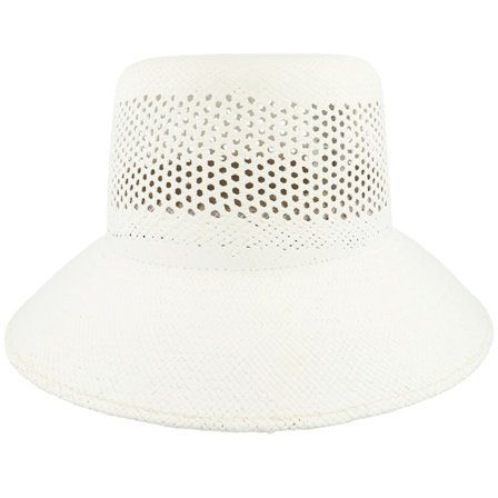 Brixton - White - straw - Hat - Lopez Panama Straw Hat Panama White Bucket - Hatstore
