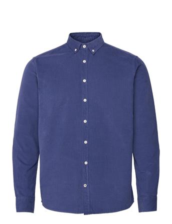 Johan Baby Corduroy Shirt Skjorte Uformell Blå Kronstadt