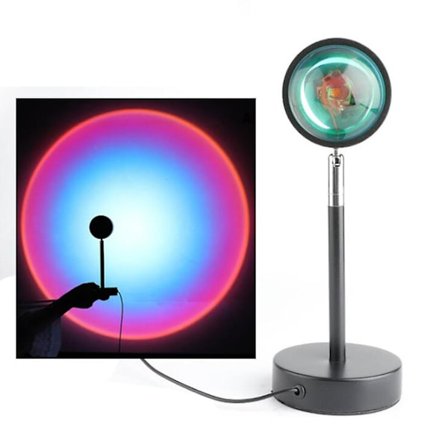 Swotgdoby Solnedgångs- & Regnbågsprojektionslampa, Bakgrundsbelysning, Am