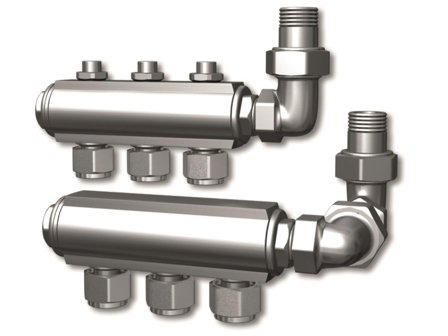 LK Systems 2417476 Minifördelare 12 mm, par 3 grupper, Värme