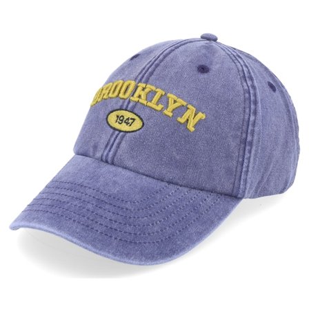 Iconic - Blue - unconstructed - Cap - Brooklyn Washed Blue Dad Cap - Hatstore