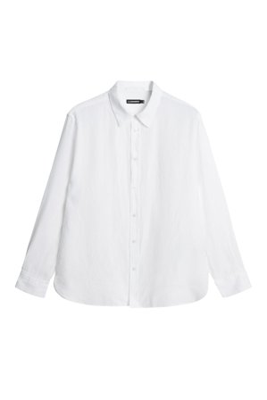 J.Lindeberg - Reg LS Clean Linen Shirt - White - Man - XXL