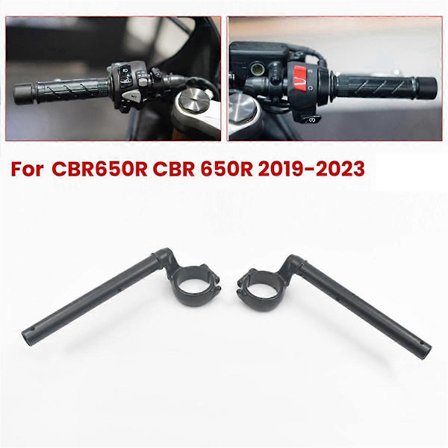 Motorcykel Sort Højre Styr Clip-on Gaffelrørsstyr til CBR650R 650R 2019-2023