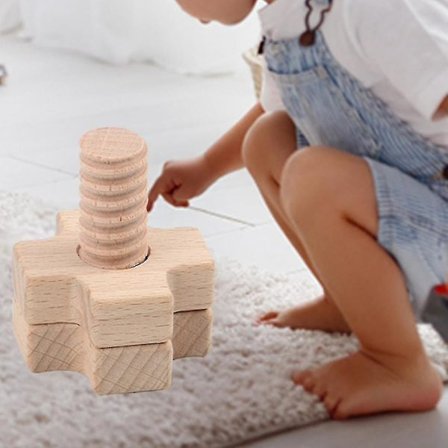 Skrue og mutter kombinasjon demontering leketøy pedagogiske leker førskole for barn barn - Kryss